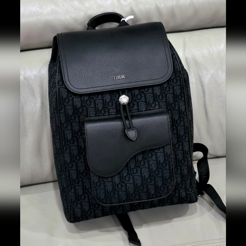 Dior Elegant Black Men's Backpack